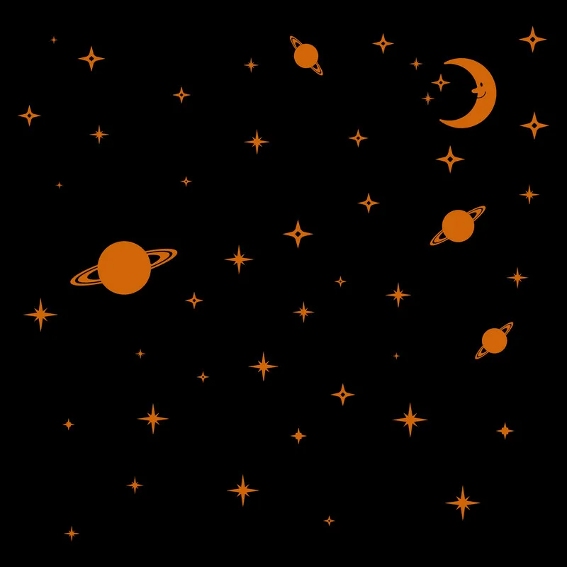 Glow in the Dark Stars and Planets for Ceiling Decoration Kids Room Wall Decor Luminous Sticker Decal Baby Bedroom Deco Stickers
