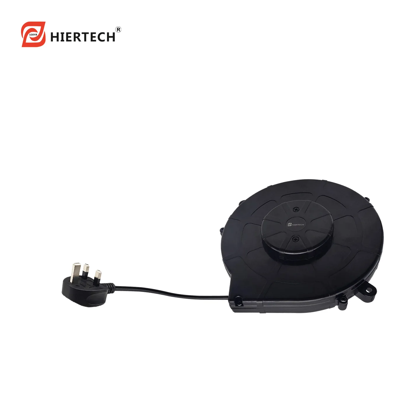 Black 3-core 1.5-meter household appliance tea table hair dryer automatic winding reel
