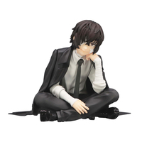 12CM BSD Anime Dazai Osamu Accessories Noodles sitting Action Figure Model Doll Cartoon Kids Children Toys Cool Birthday Gifts