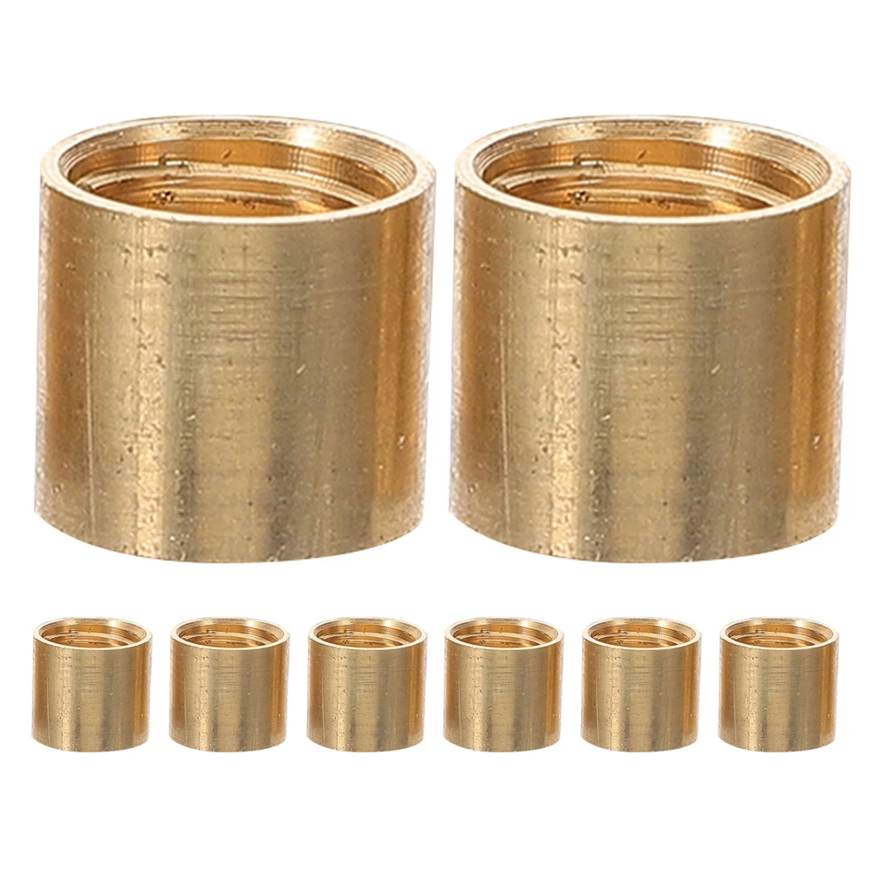 

8 Pcs Pool Cue Repair Tools Screws Replacement Stick Tips Big Head Copper Accessories Screw-on Billiard