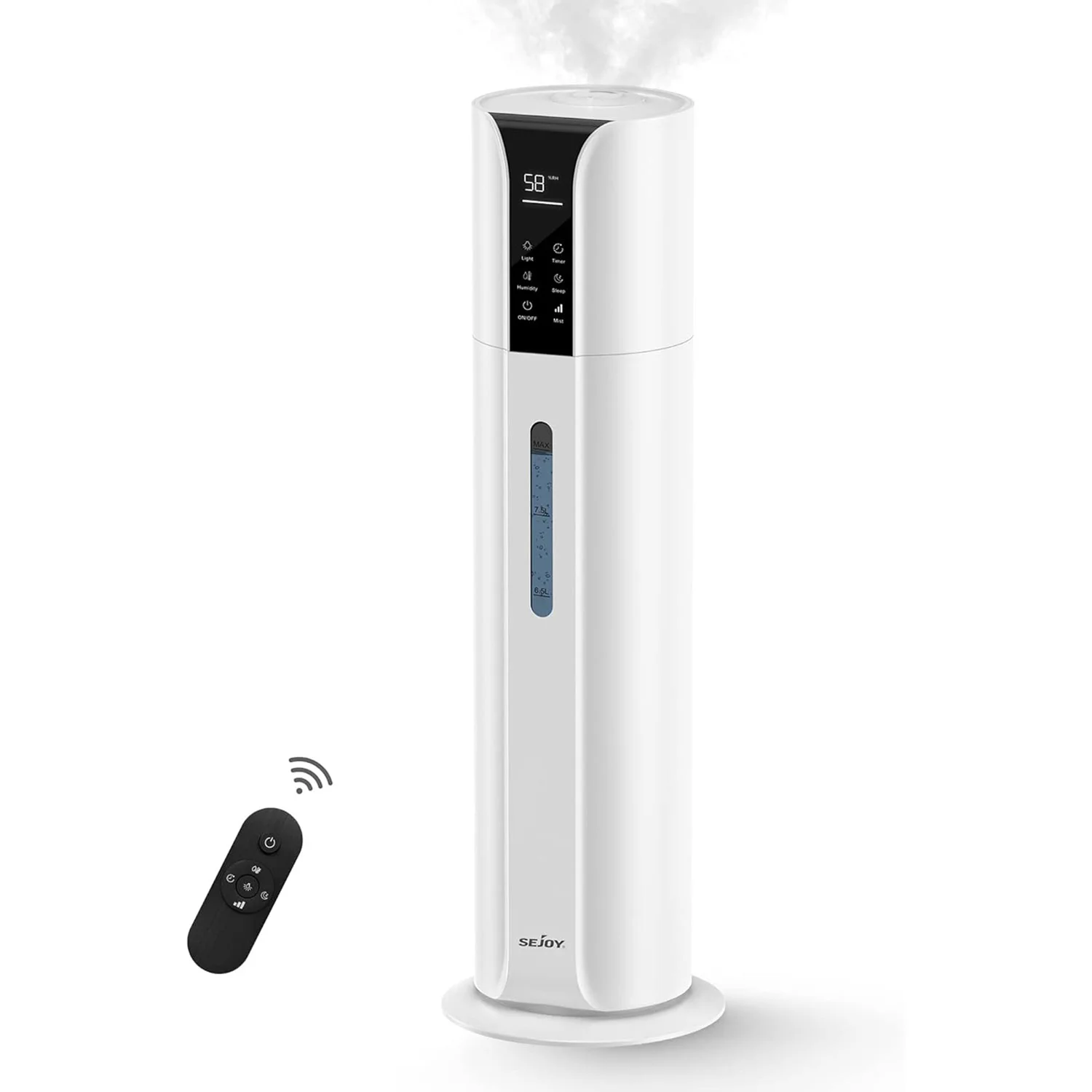 Humidificadores de niebla fría para dormitorio, habitación grande de 9L/2,4 galones con Control remoto de aceite esencial para el hogar, bebé, oficina, plantas, dormitorio