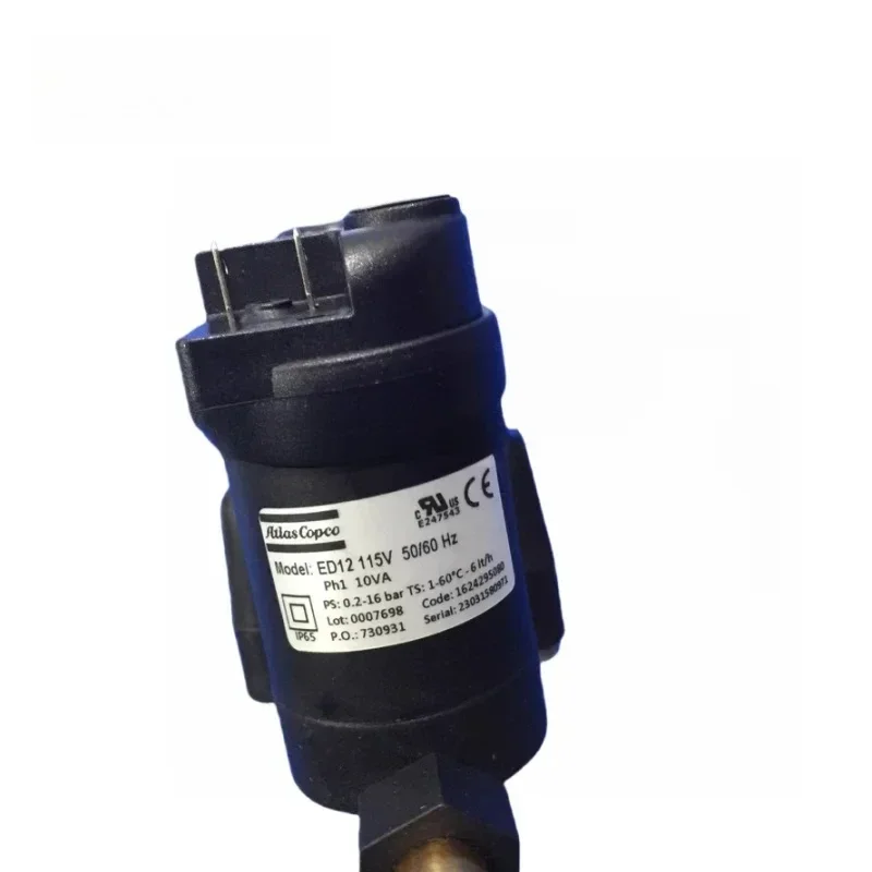 

Original Screw Air Compressor Electronic Drain Valve 1624295080 Drain Valve ED12 115V