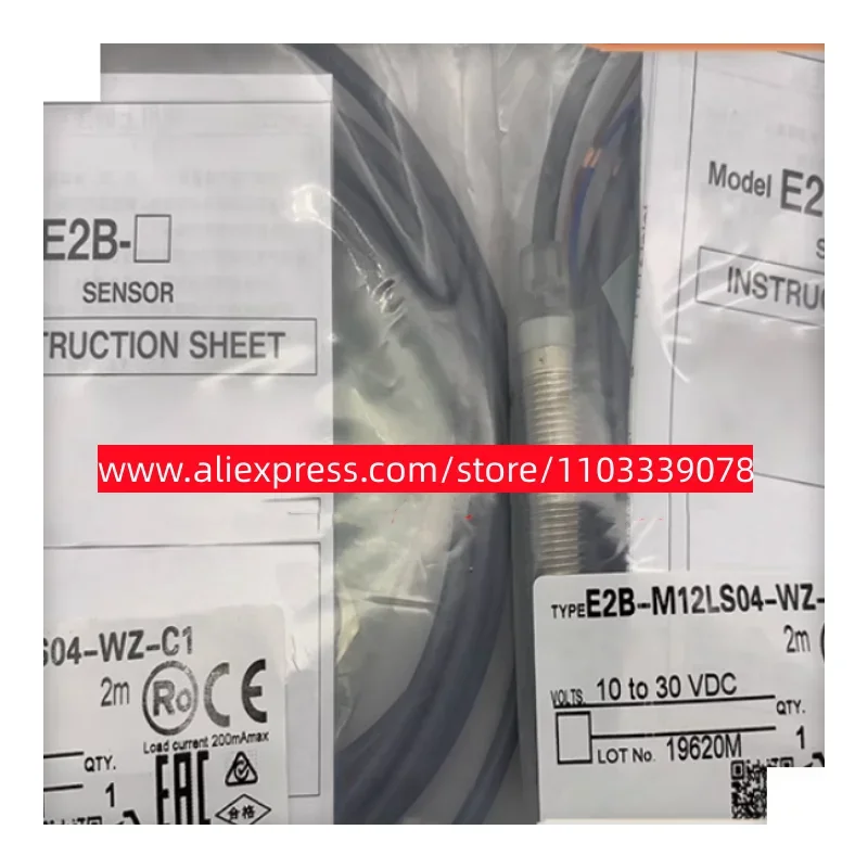 

3PCS New approach switch E2B-M12LS04-WP-C1 E2B-M12LS04-WZ-C1 E2B-M12LS04-WP-B1