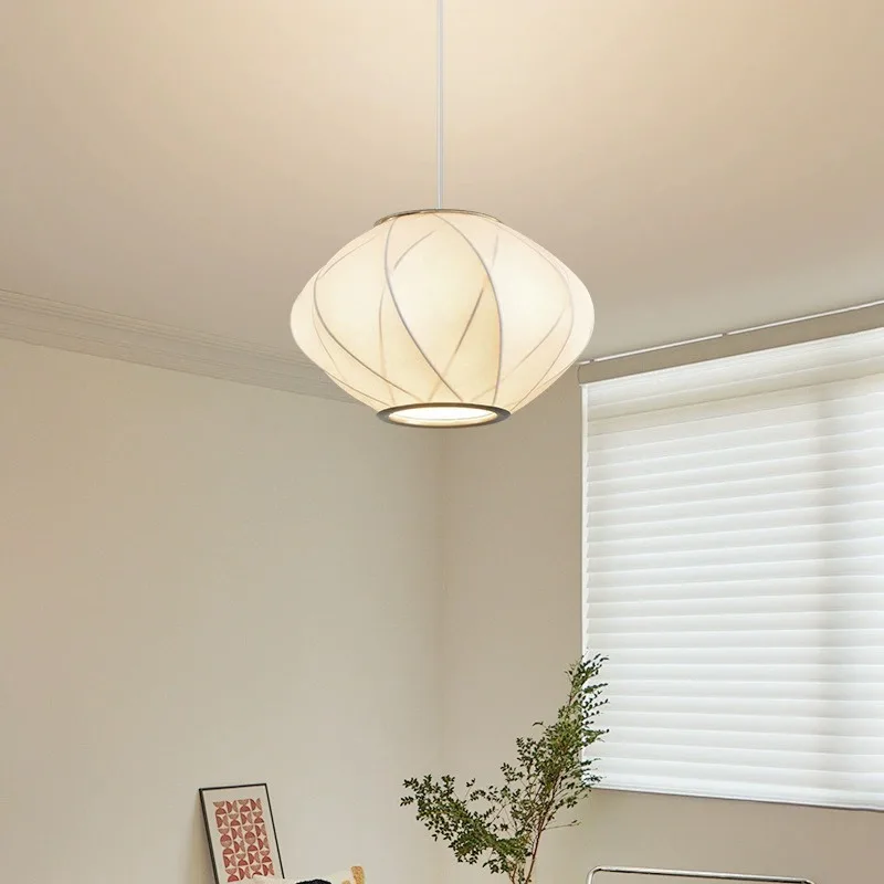 

Denmark Designer Silk Pendant Lamp Living Room Hotel Hall Restaurant Hanglamp Home Decoration LED Lighting Factory Direct Sales
