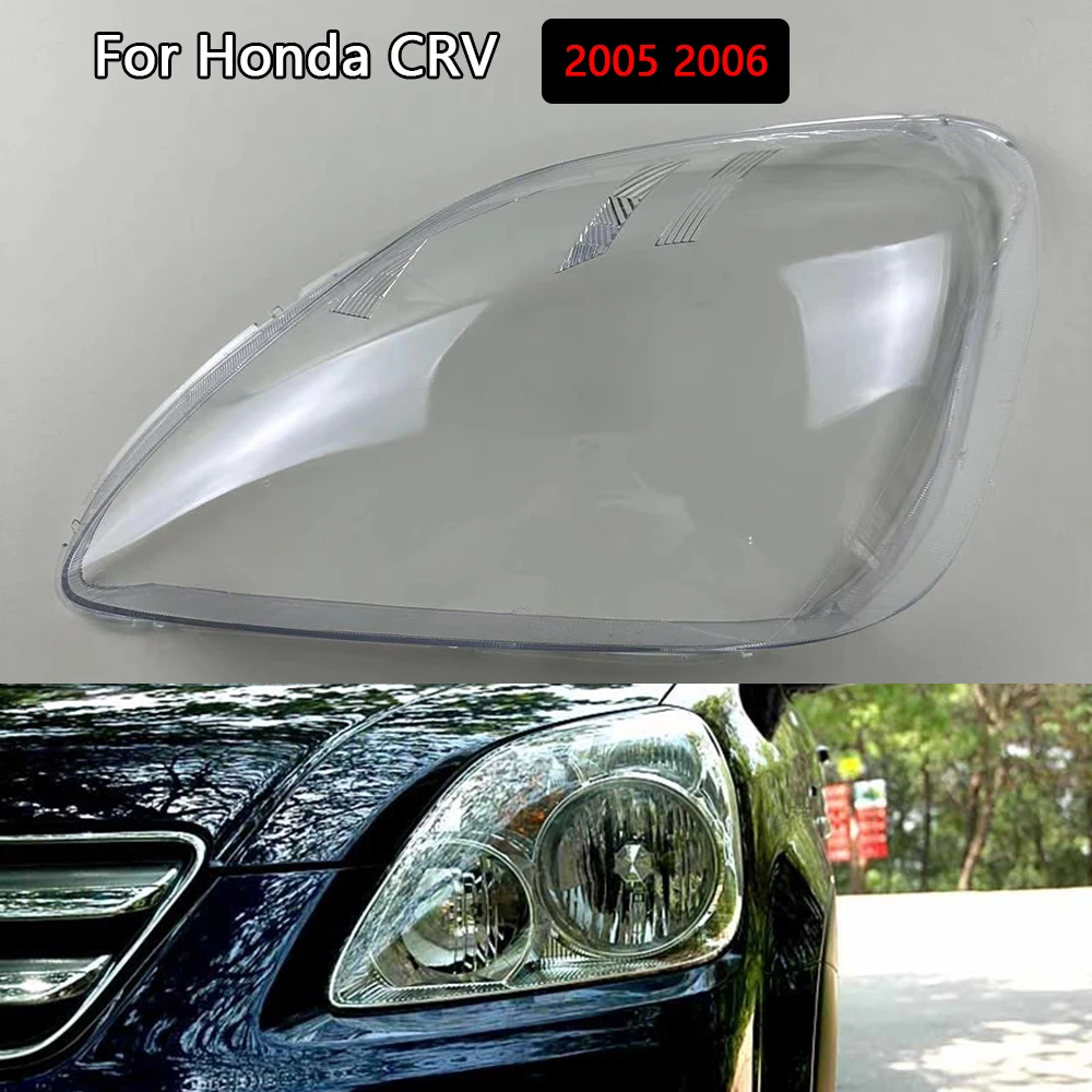 

Крышка фары, прозрачная маска для Honda CRV 2005 2006, корпус фары, линза, замена оригинального абажура из плексигласа