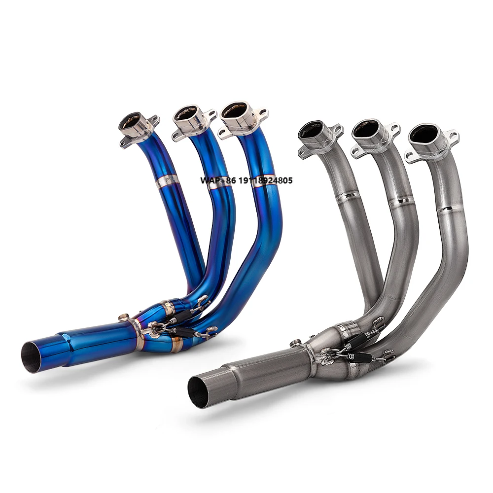 

Original Muffler Triple 765 System Titanium Alloy Motorcycle Exhaust Pipe Fitting Front Link New Condition for 2017-2024 Models