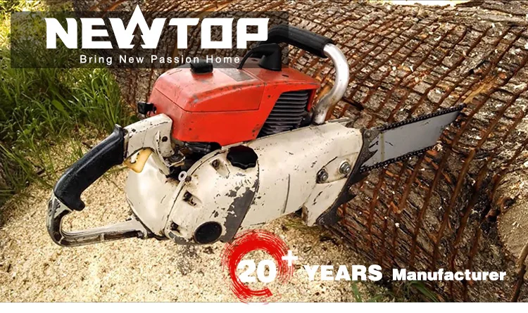 منشار سلسلة 070 من الشركة المصنعة 105cc بمقبض علوي آلة منشار خشب قوية لقطع الأشجار الكبيرة #4