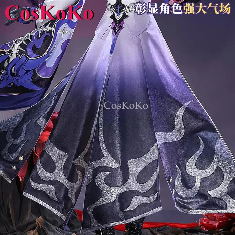 CosKoKo Acheron Cosplay Game Honkai: Star Rail Costume Elegant Gorgeous Combat Uniforms Halloween Party Role Play Clothing S-XL