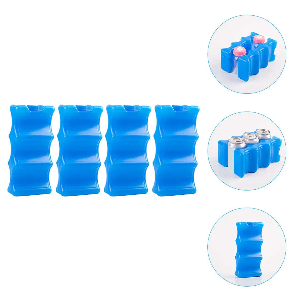 4 Pcs Breast Milk Bag Storage Ice Packs Mother Breastmilk Rubber Bags Baby Bottle Cooler