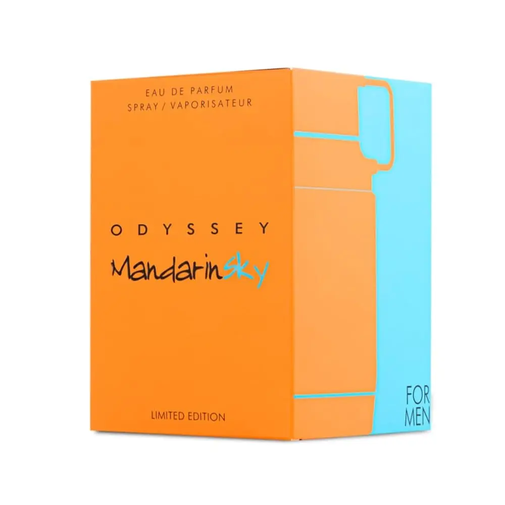 Armaf Odyssey Mandarinsky Edición limitada para hombres Eau de Parfum (EDP) 100ML, aroma a cítricos frescos, spray de larga duración