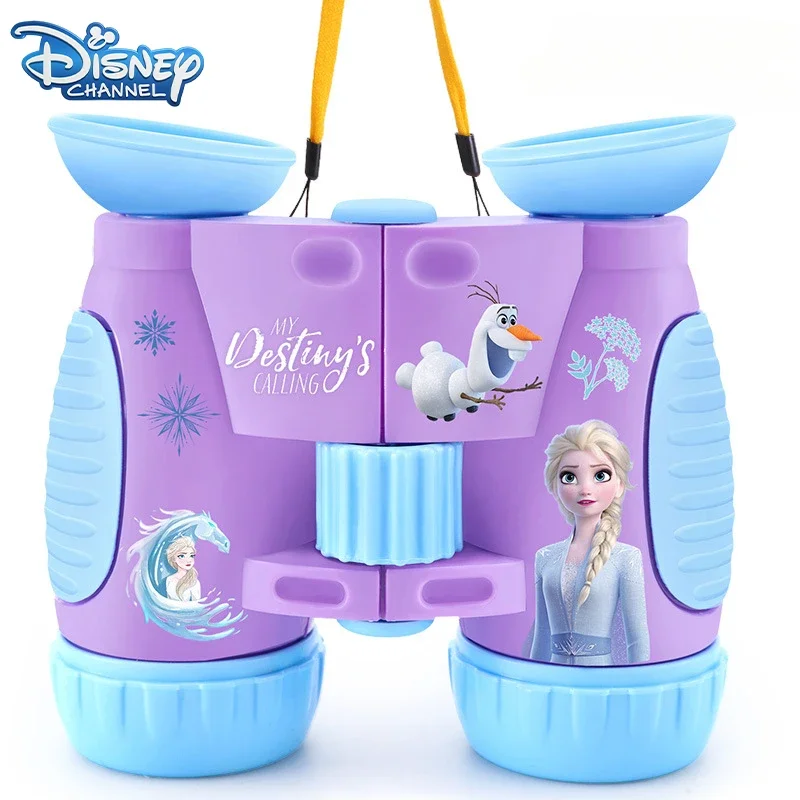 Disney Frozen Telescope Mickey Mouse High-power High-definition Binoculars Boy Girls Experiment Student Magnifying Glass Gift