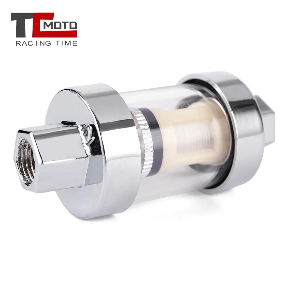 6MM 8MM 10MM CNC Fuel Filter Practical Durable Motorcycle Fuel Oil Filter Gasoline Separator For ATV Dirt Pit Bike Motocross