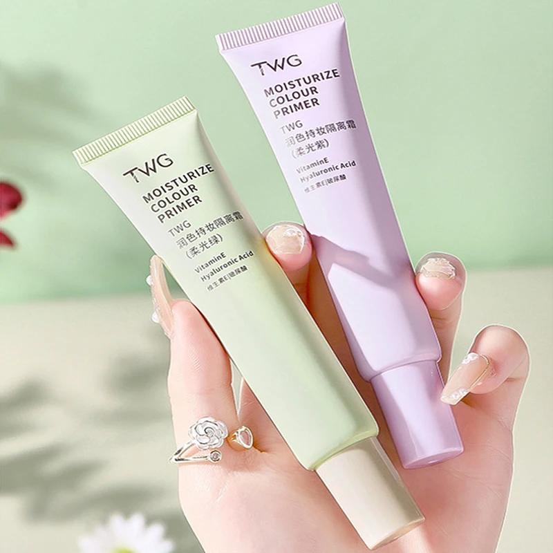 3 in 1 TWG 30g Isolerende Crème Concealer Make-Up Whitening Hydraterende Gezicht Kleur Primer Onzichtbare Porie BB Cream