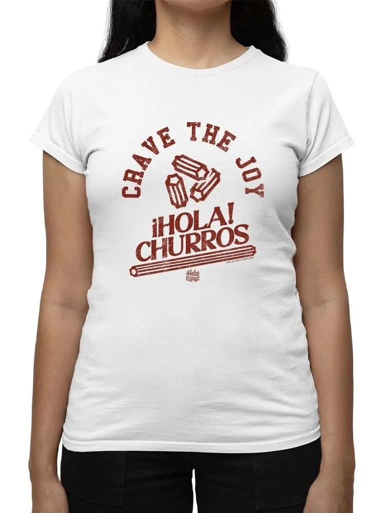 Crave The Joy Churro Art - Retro Dessert Women's T-shirt Crave The Joy Churro Art - Retro Dessert Women's T-shirt
