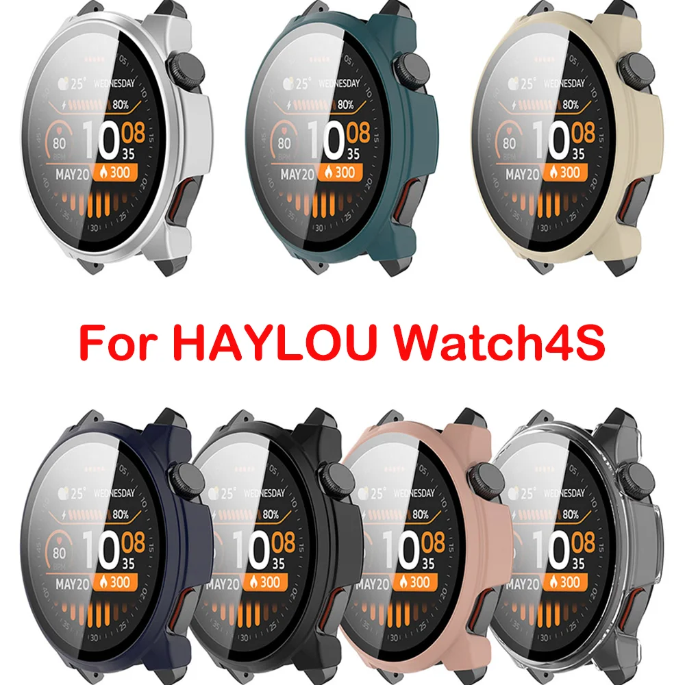 For HAYLOU Watch4S (HF012) Watch Case with Integrated Screen Protector Accessories