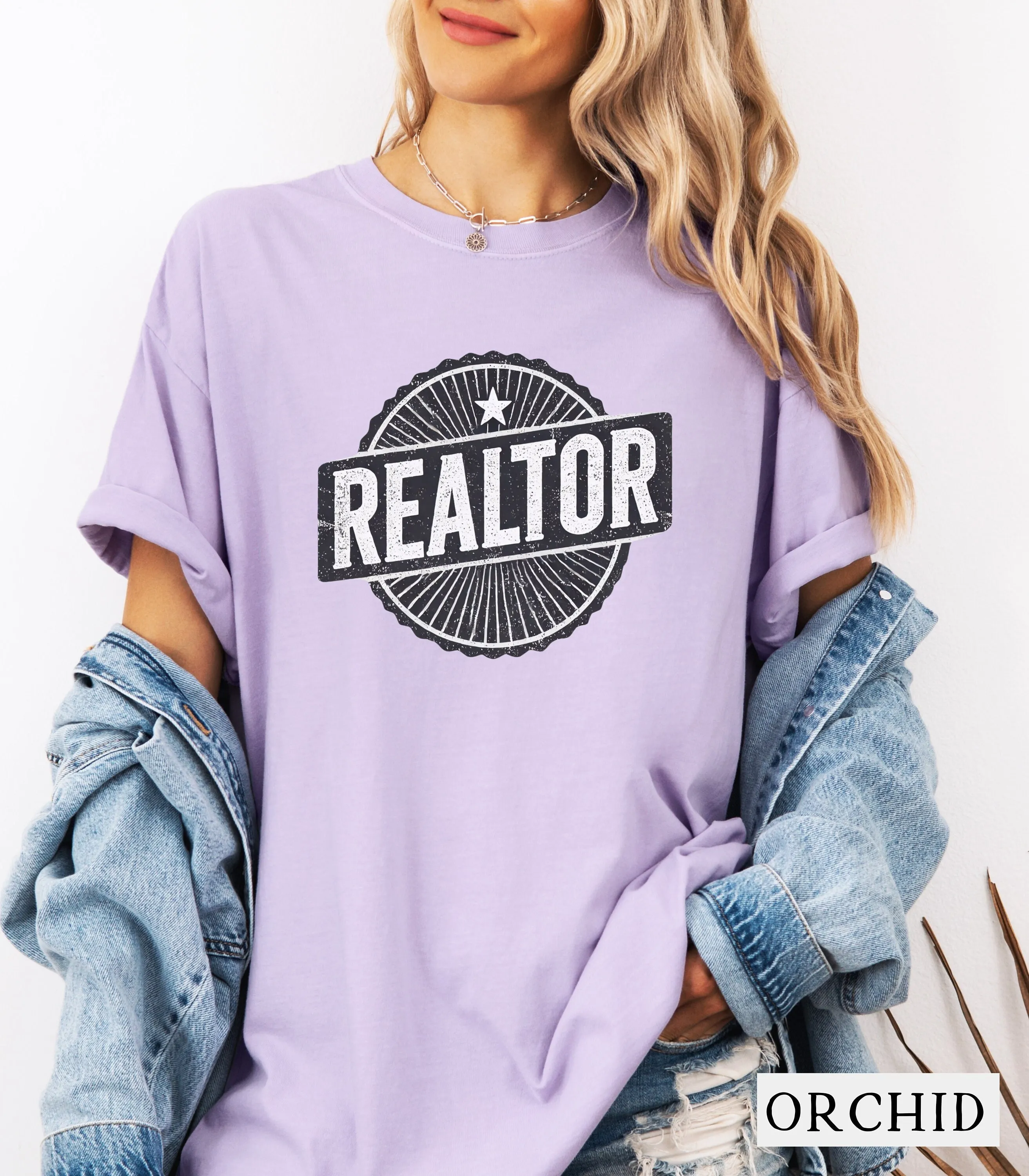 Retro Realtor T Shirt Vintage Distressed Comfort Colors Real Estate Agent