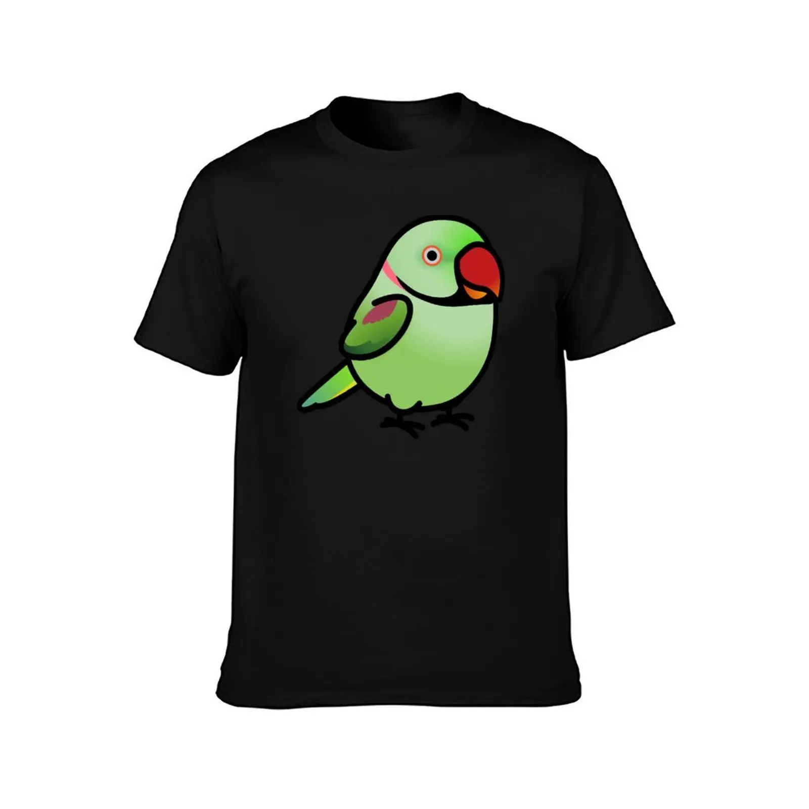 Chubby Alexandrine Parakeet Male T-Shirt Quick Dry Travel T-Shirt