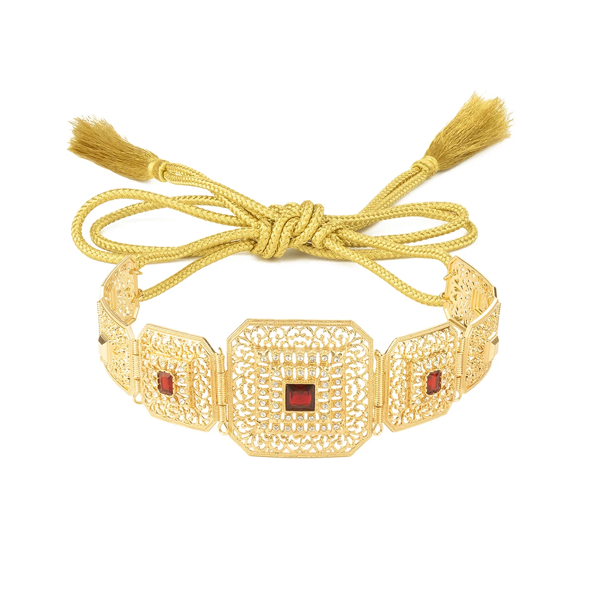 Ceinture Caftan marocain pour femmes, Robe de mariée, couleur or, chaîne de ventre, Bijoux, Robe arabe, cadeau de mariée, longueur réglable