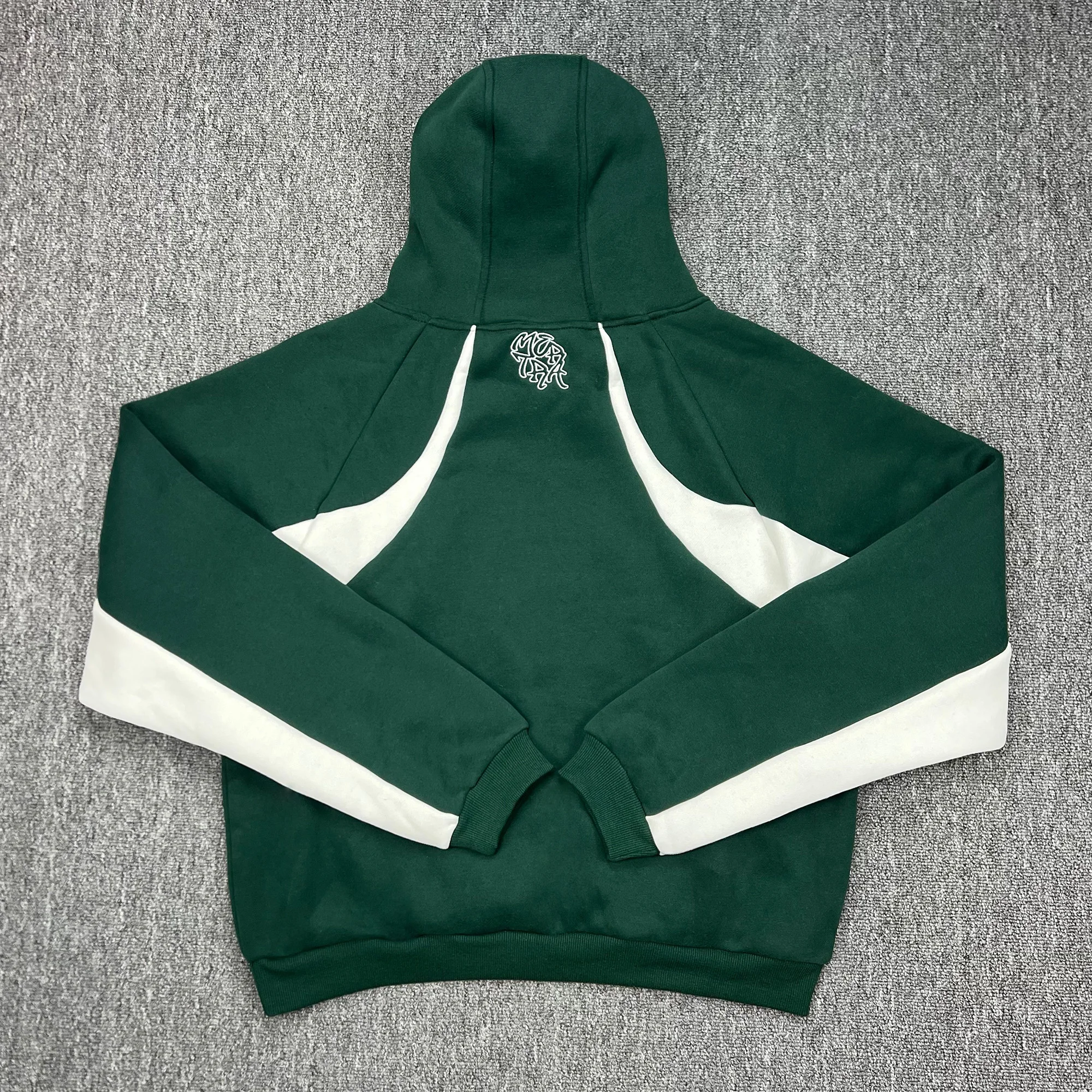 American Streetwear colorblock Fleece Pullover Hoodie Men Women Letter Embroidered Oversized patchwork Hooded Sweatshirt Y2k