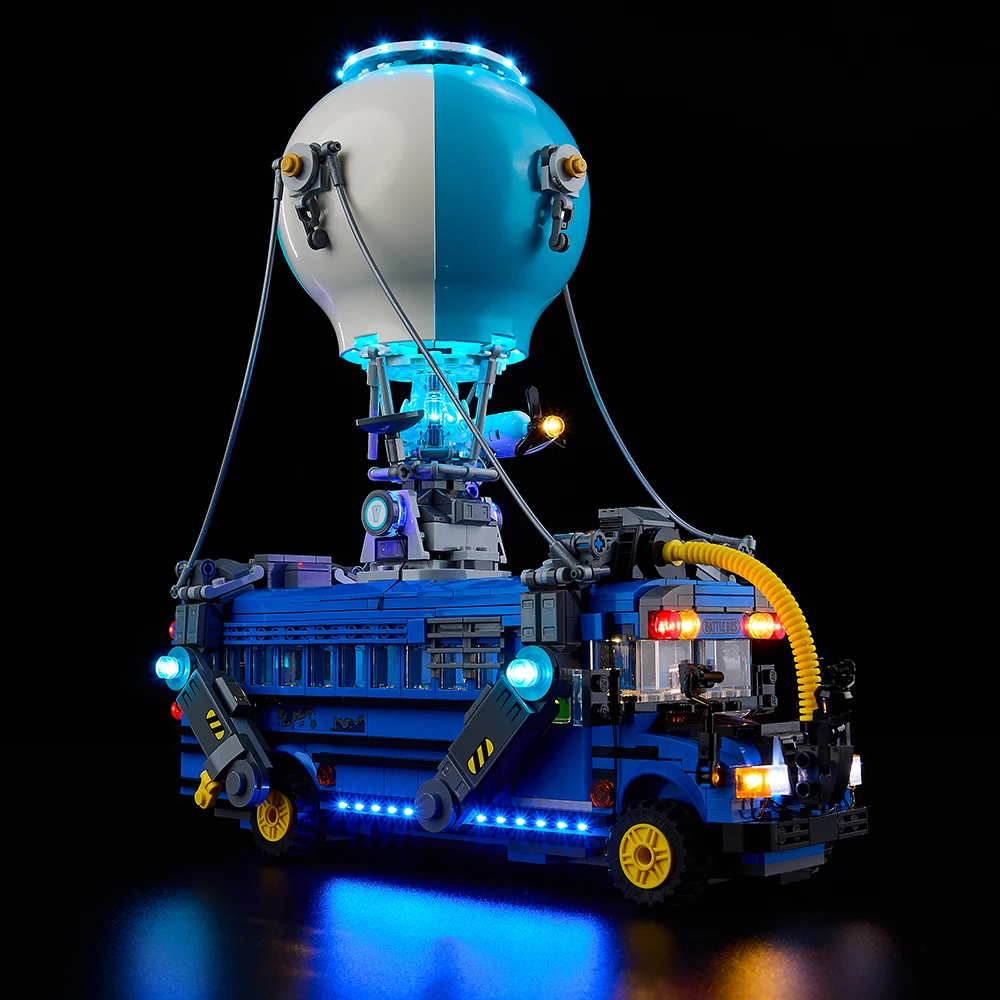 مجموعة الإضاءة لحافلة المعركة LEGO لا تتضمن مكعبات البناء (مجموعة إضاءة LED فقط)