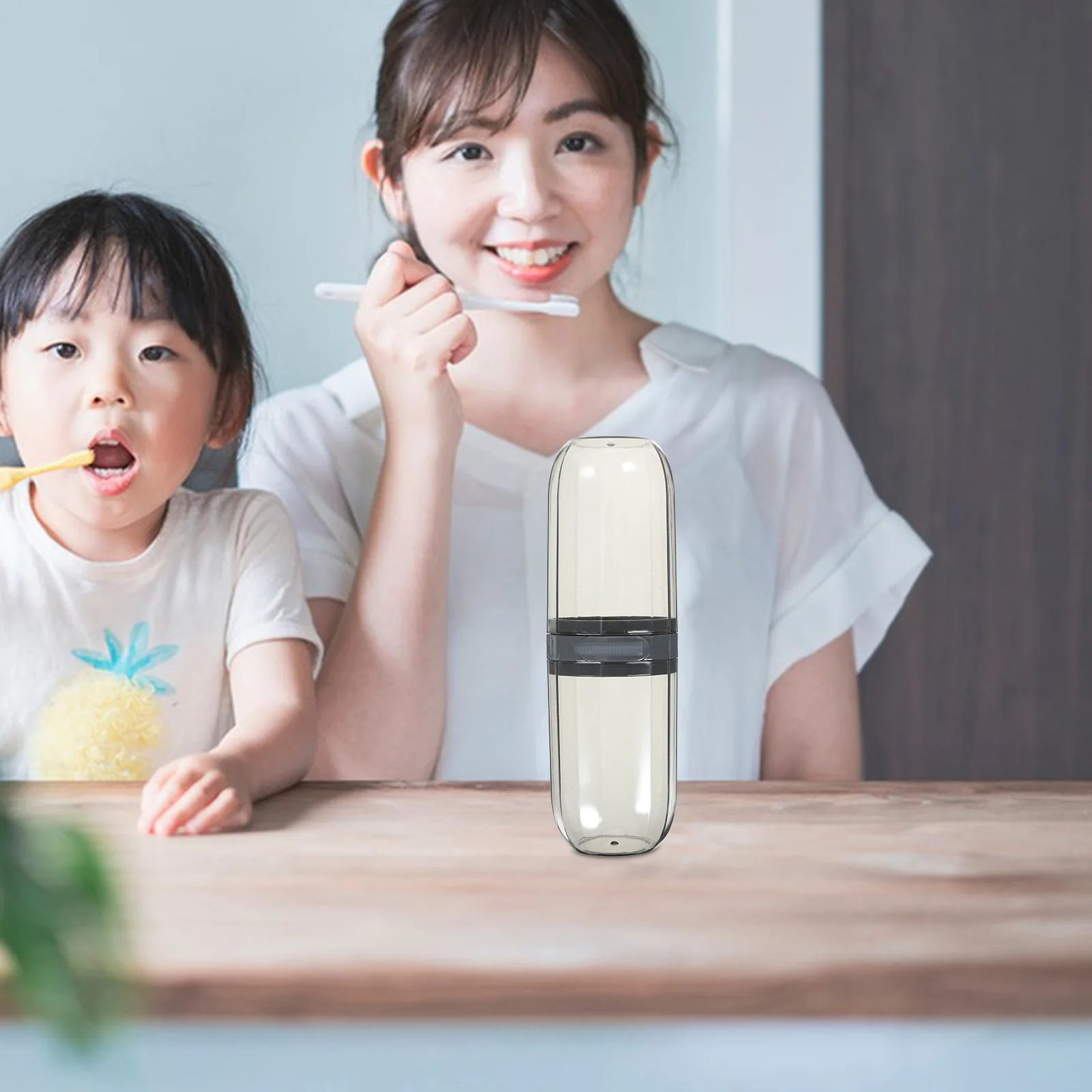 حقيبة فرشاة أسنان محمولة للسفر، منظم خفيف الوزن للاستخدام المنزلي والمدرسة في الهواء الطلق، حامل فرشاة أسنان للسفر #2