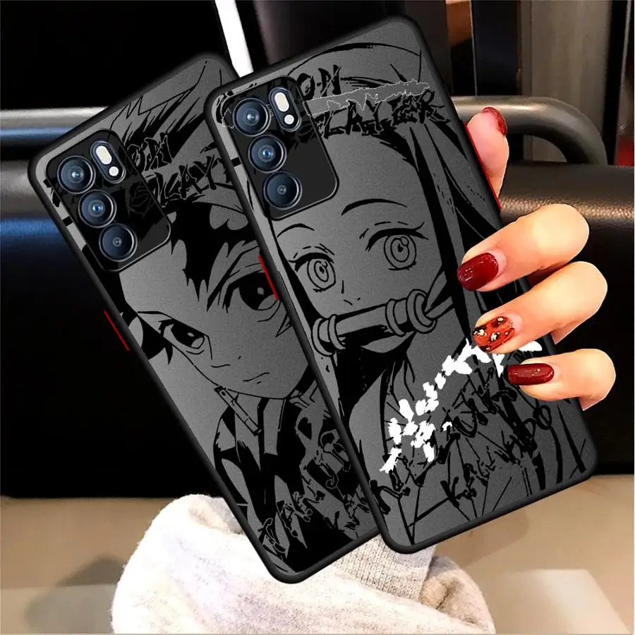 Anime D-Demon S-Slayer Phone Case for Xiaomi Redmi Note 9T 10 Pro 10 8 12S 11S 12 9S 11 Pro 5G 9 10S 12 Pro 10 Pro Hard PC Cover