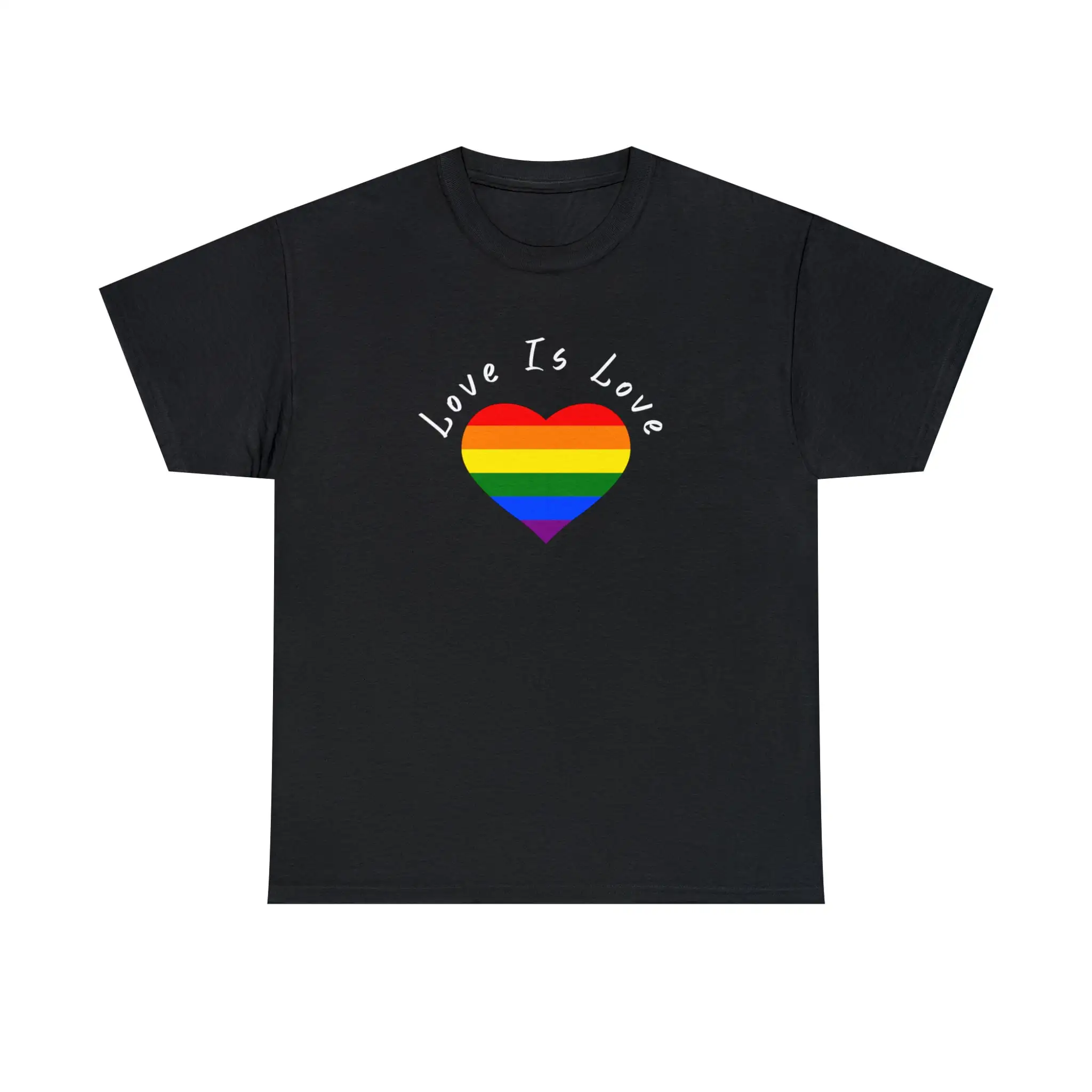 Pride T Shirt Love Is LBGTQ Gay Trans Equal Rights Human