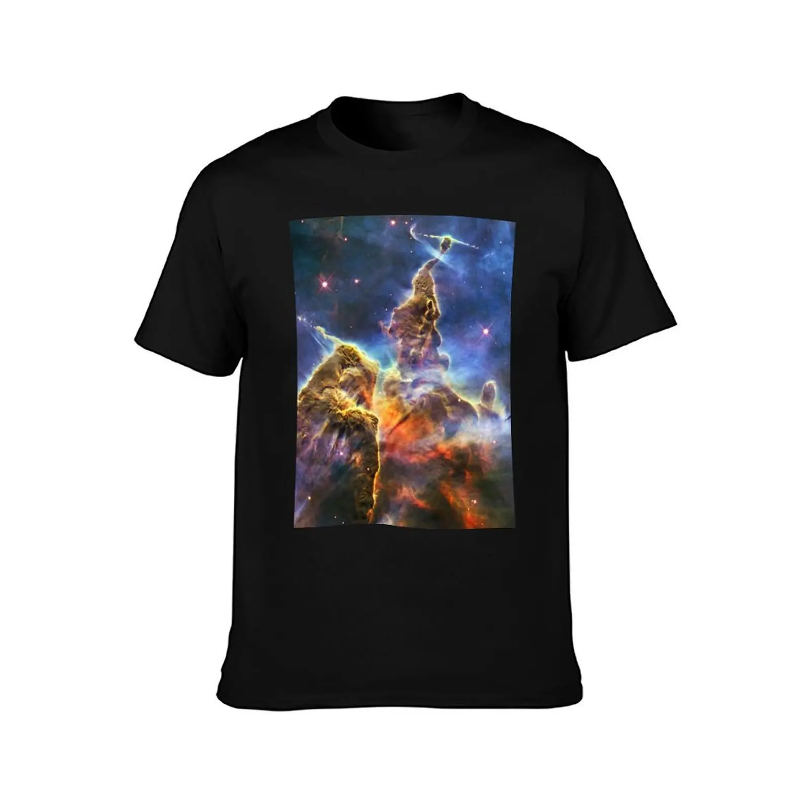 Carina Nebula, Mystic Mountain. HH 901 (Hubble telescope) — space poster T-Shirt cute tops men tshirt