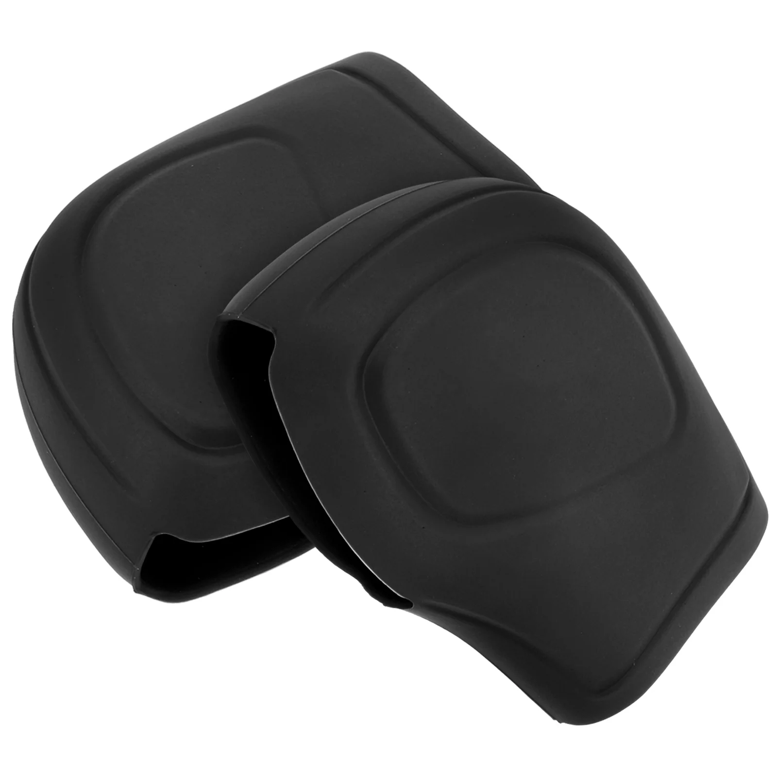 

2 Pcs Black Car Gear Shift Knob Cover Anti Slip Silicone Protector for Manual Automatic Elliptical Gear Shift Cover