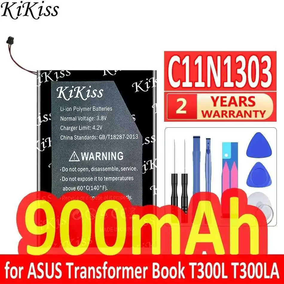 

KiKiss Battery 900mAh C11N1303 for ASUS Transformer Book T300L T300LA Keyboard 0B200-00370100