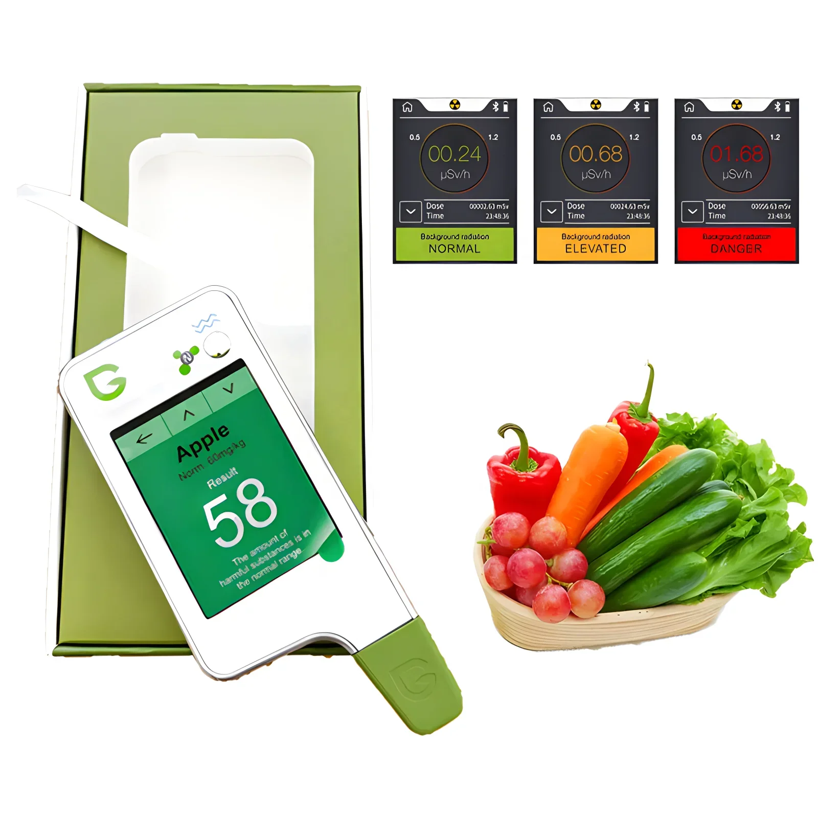 Fruit and Veg Pesticides Food Safety Tester Rapid Tester for Vegetable Fruit Tester