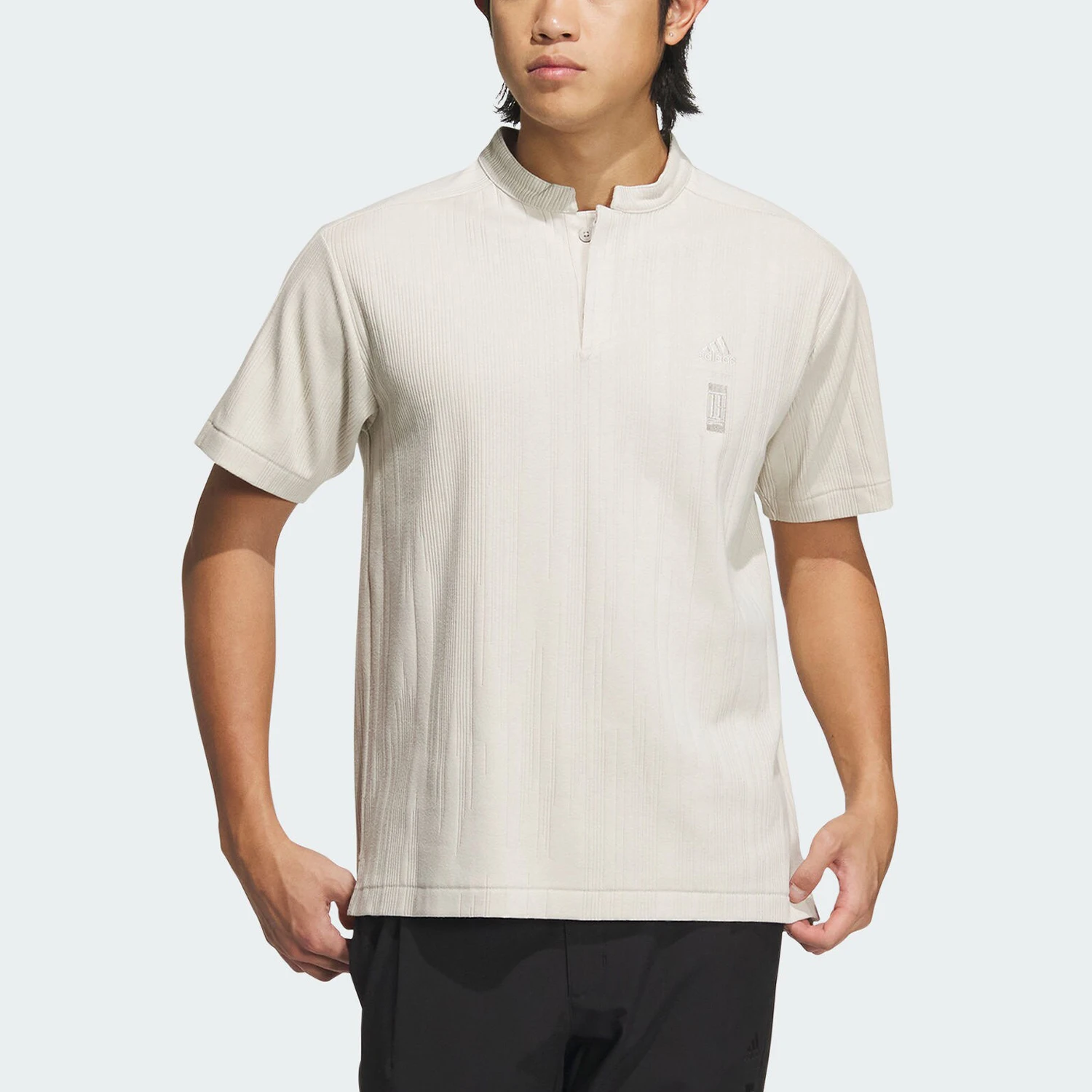 

Adidas Official Genuine WJ JAQ POLO Men's Breathable Mandarin Collar Short Sleeve IW1515