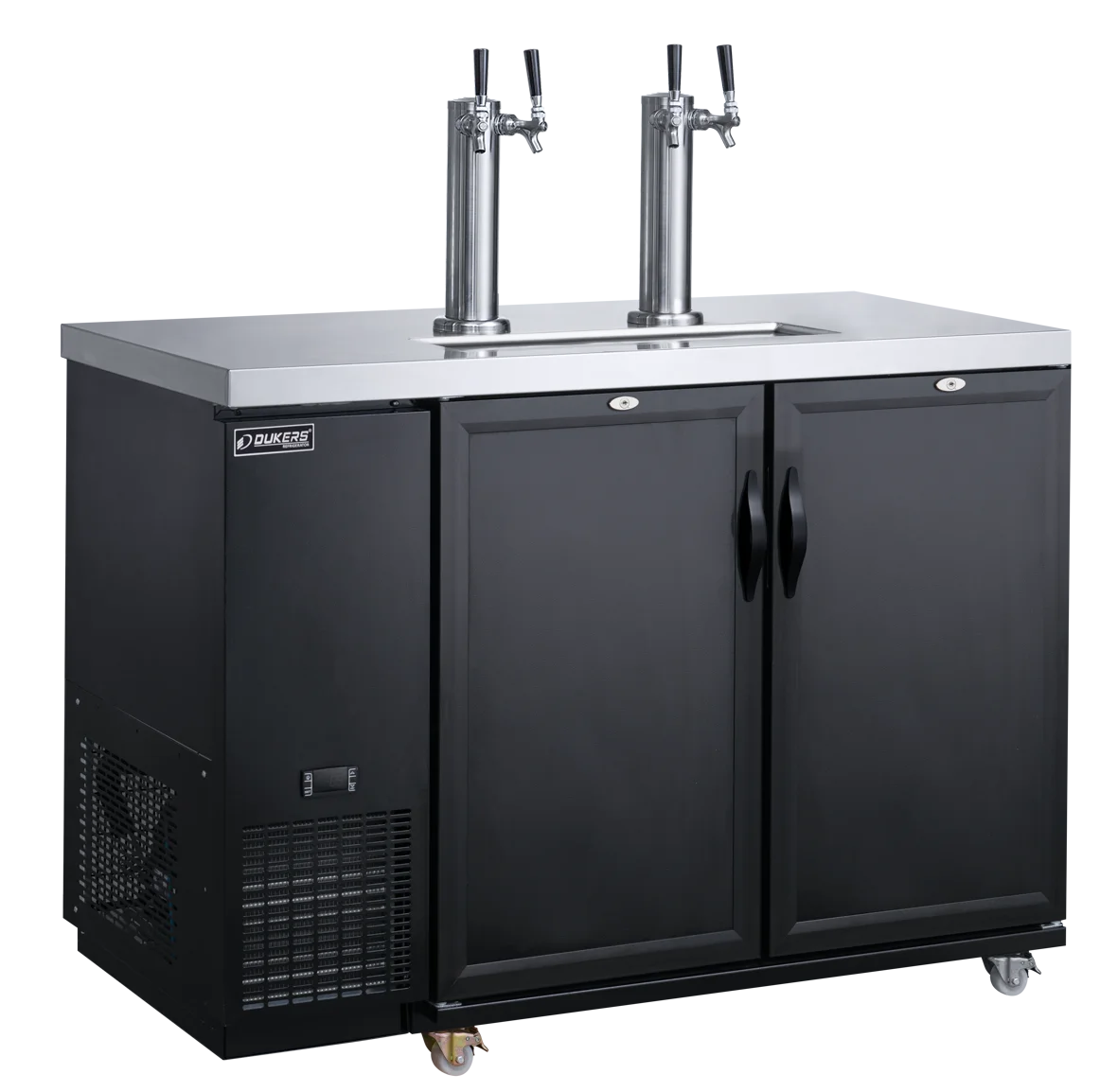 # For Kegerator Beer Dispenser Fan Cooling Painting Steel Beer Dispenser Machine Restaurant Solid Door Draft Beer