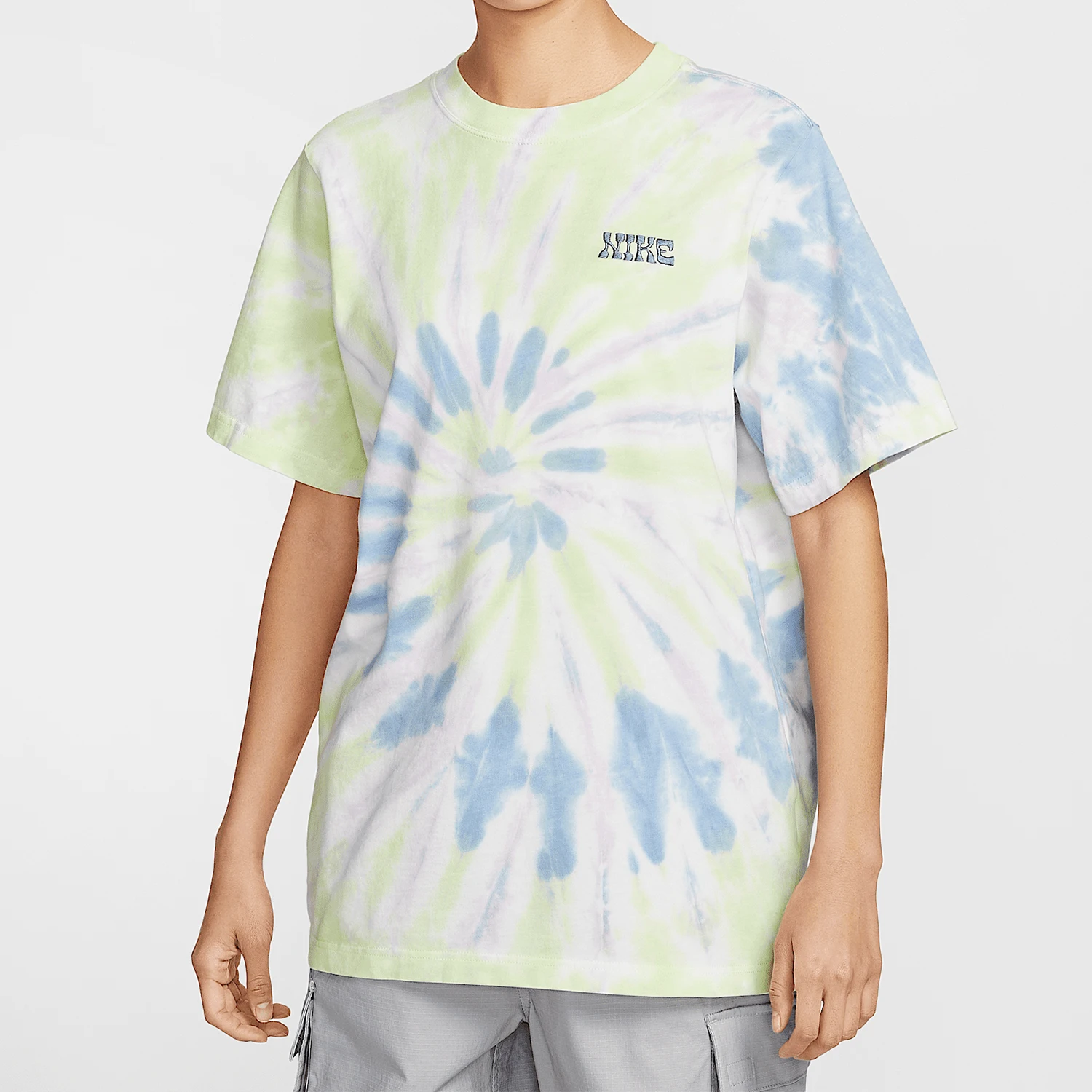 

Nike Genuine 2025 летняя женская повседневная спортивная футболка с градиентной вышивкой IF0612-731