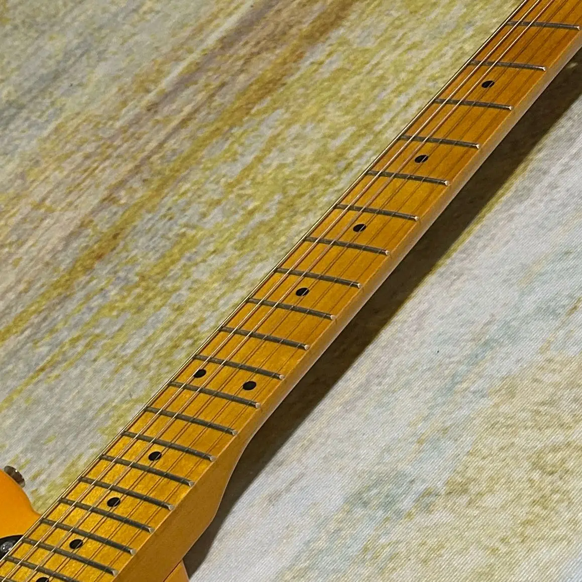 Hot Sale FTL Transparent Yellow Electric Guitars Maple Fretboard view 4