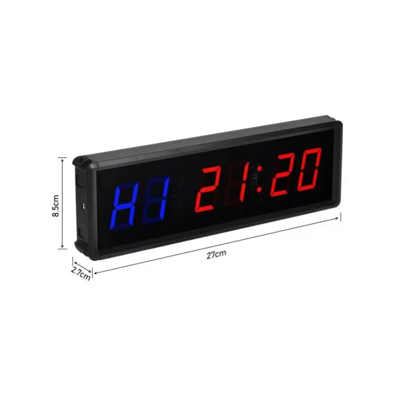 1.5 Inch 6-digit Cycle Interval Fitness Exercise Multi-function Timer