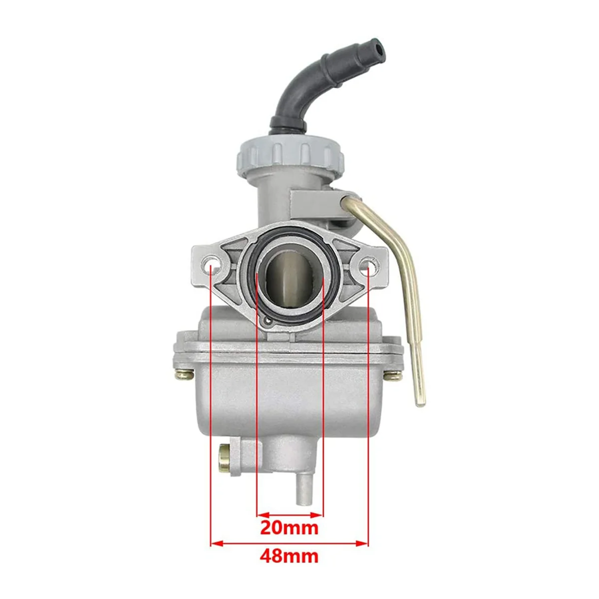 2X PZ20 Carburetor for 50Cc 70Cc 90Cc 110Cc 125Cc 4 Stroke Engine ATV UTVs Honda CRF50F CRF80F with Air Fuel Filter