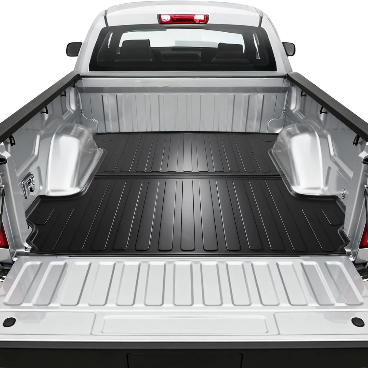 

For Chevrolet Silverado GMC For Sierra 1500 2019-2024 Truck Bed Mat Car Bed Floor Liner All Weather Protector TPE Truck Bed Mat
