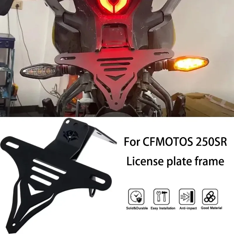 

DONGTING for CFMOTOS 250SR 2021-2024 Installation Accessories for Motorcycle Rear License Plate Holder Bracket