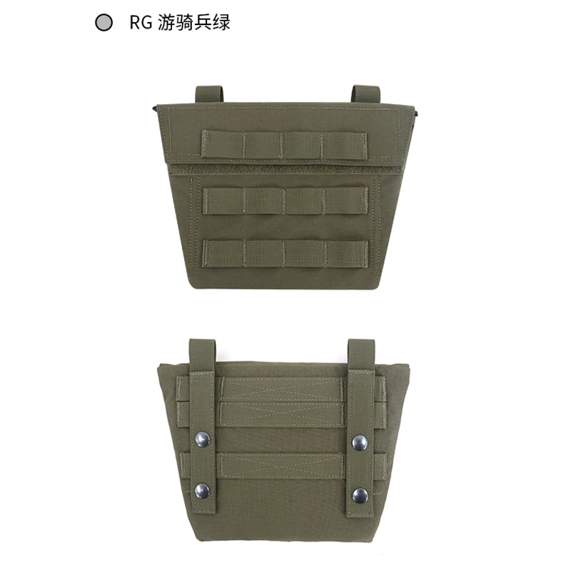 Bolsa táctica MOLLE portaplacas abdomen – Panel ventral chaleco - imagen 2