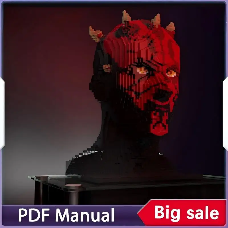 Conjunto de Blocos de Montar Darth 8890PCS, Guerra nas Estrelas, Modelo de Personagem Grande, Quebra-Cabeça, Ideias Criativas, Presente de Natal