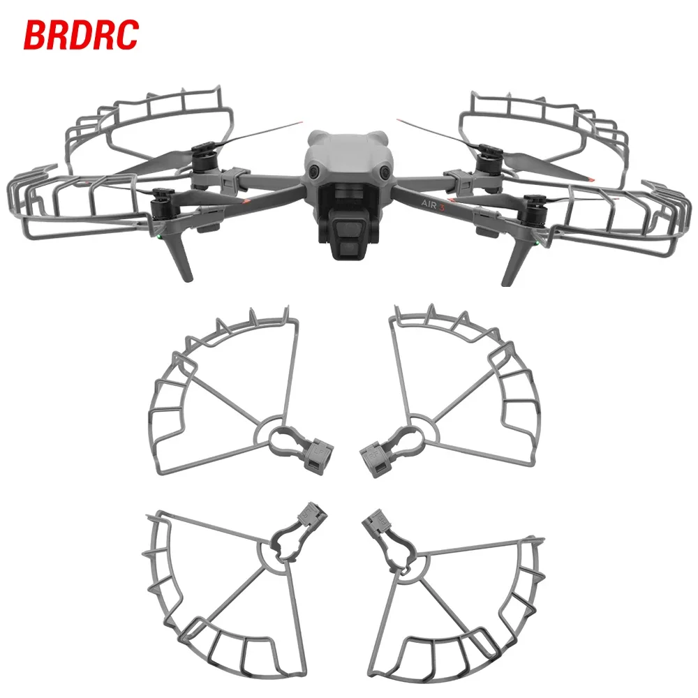 BRDRC Enclosed Propeller Protector for DJI Air 3 Drone Props Blade Propeller Guard Props Wing Fan Cover Accessory