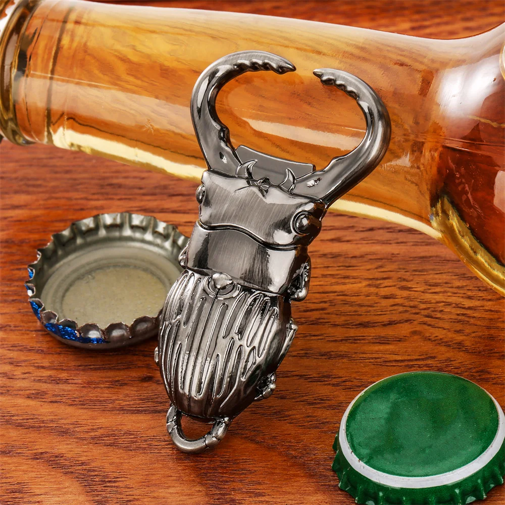 Exquisite Beetle Insect Shape Metal Beer Bottle Opener Funny Birthday Gift Kitchen Bar Tool Beverage Openors