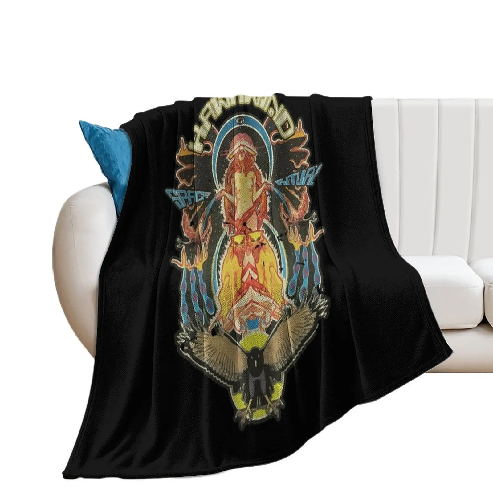 Space Ritual 1973 Essential Throw Blanket For Sofa Thin Flannel Fabric Summer Blankets