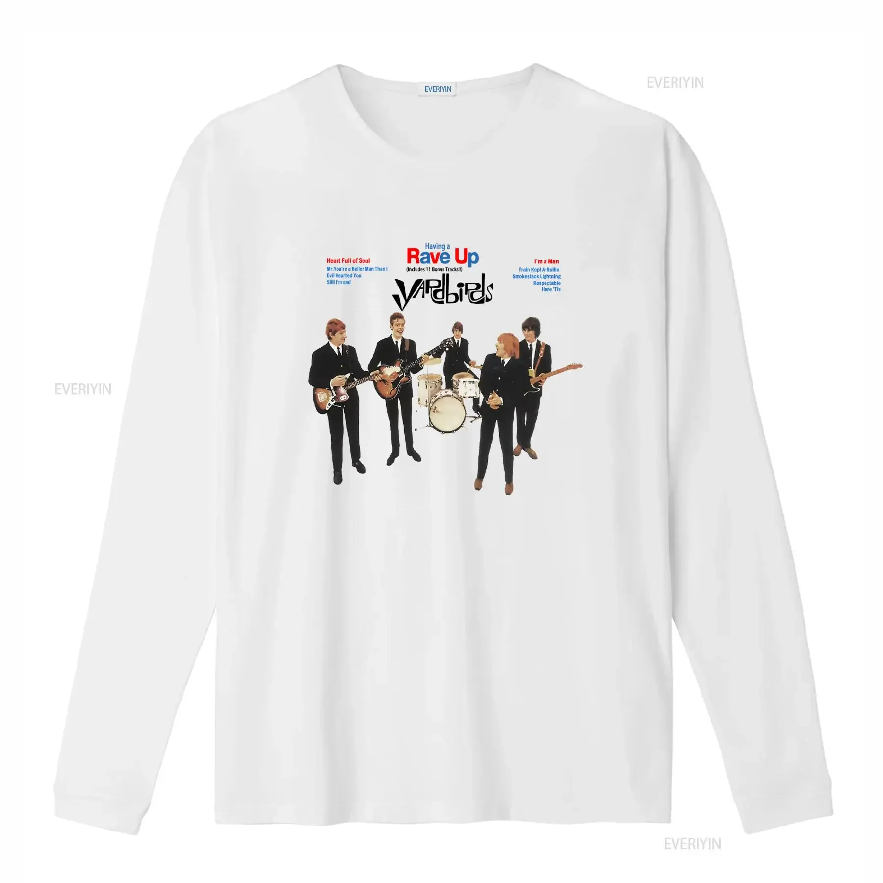 Rock Album Having a Rave Up with the Yardbirds Band T Shirt You're Better Man Than I Music Lover  vintage Washed Slightly