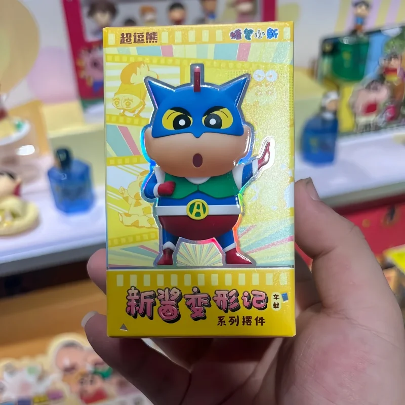 

Новый официальный карандаш Шин-Чан Син-Чан, серия трансформаций, фигурка слепых коробок, мультяшная динамическая фигурка Супермена, подарок для детей
