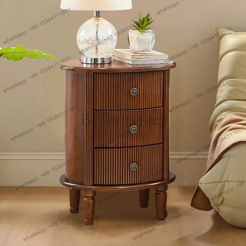 sofa edge corner few bedrooms three-bucket cabinet living room wall locker round bedside table