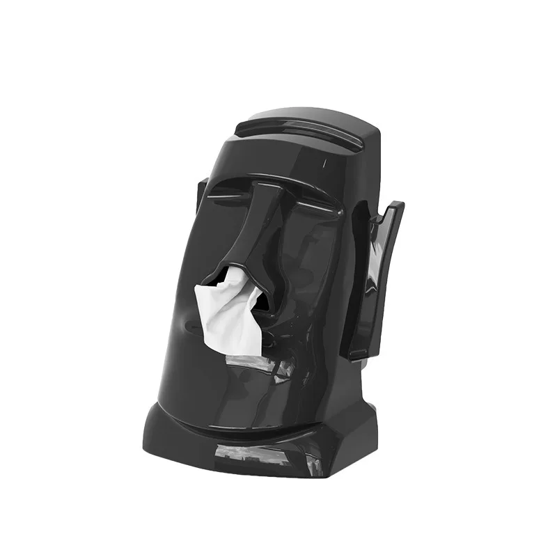 Gypsum Tissue Box Multi-function Desktop Headphone Holder Home Storage Organizer