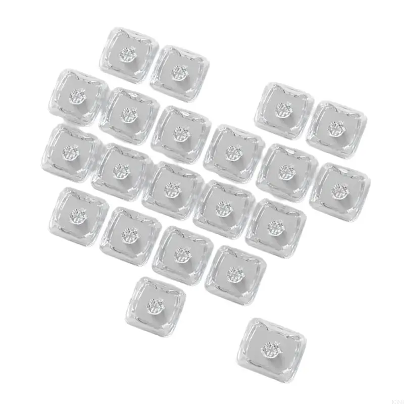 K3NB Portable 21 Love No Latveds Transparents PC Keycaps Backleit Mao ملف تعريف MAO لطلاب الترميز الليلي