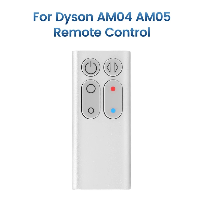 Mando a distancia AM04 AM05 para calentador de ventilador Dyson, repuesto para modelos AM04 AM05, mando a distancia (plateado), 10 unidades